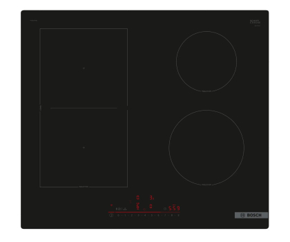 Płyta indukcyjna Płyta indukcyjna Bosch PVS61RHB1E Smart Hood CombiZone Home Connect Czarny